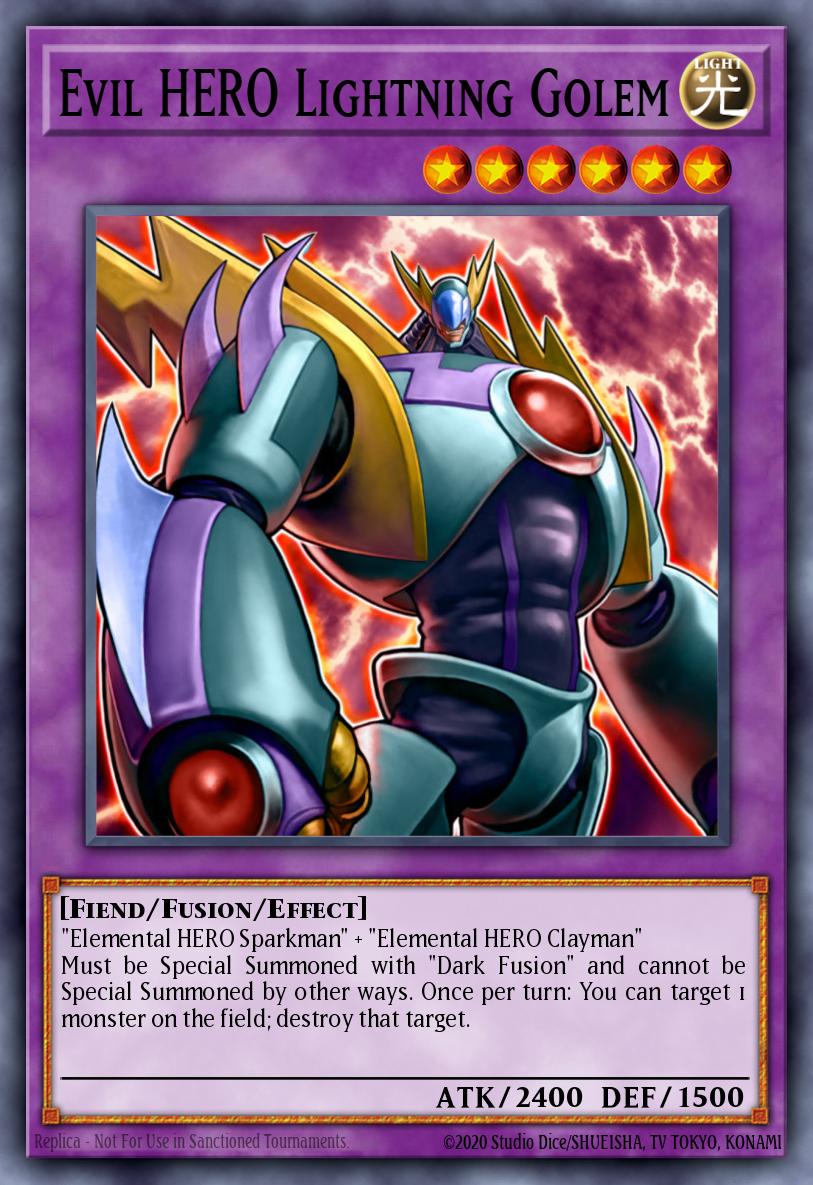 Evil HERO Lightning Golem · 収録版との対応は未確認 · カード番号21947653 · 英語 · 絵柄参考