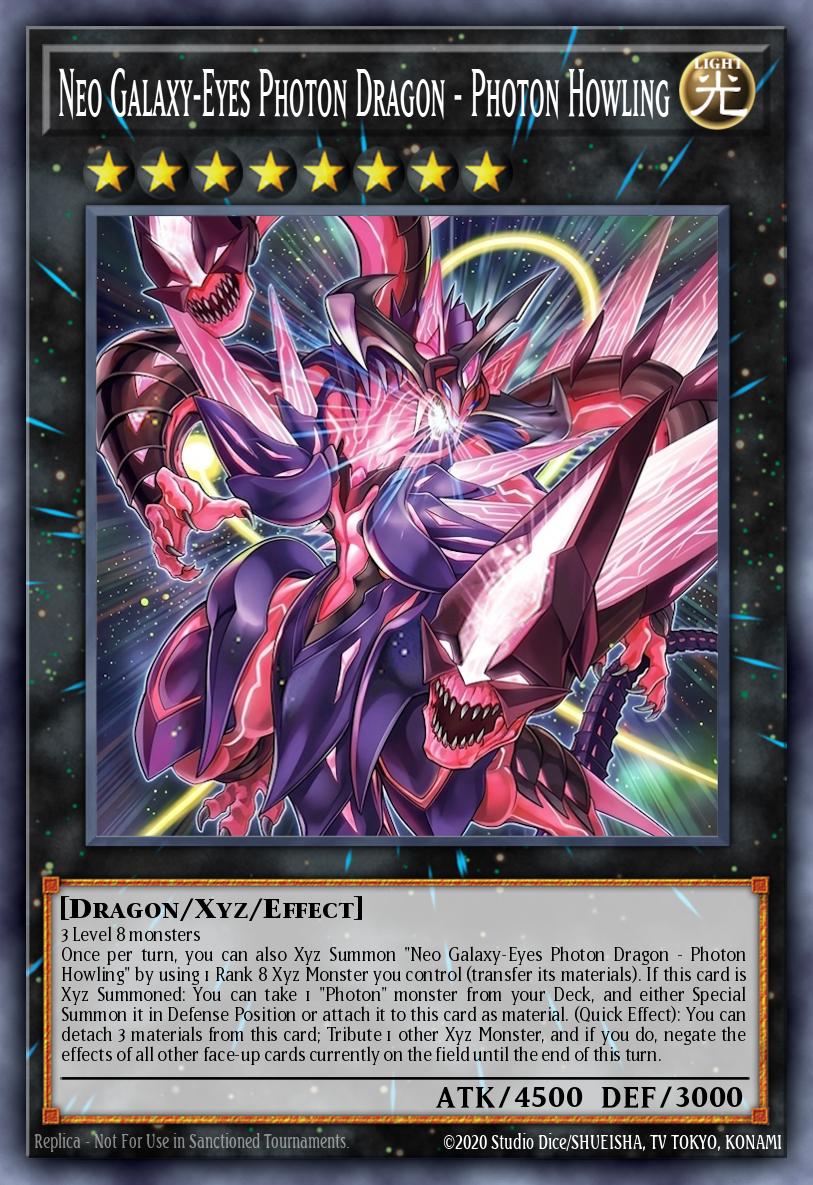 Neo Galaxy-Eyes Photon Dragon - Photon Howling · 収録版との対応は未確認 · カード番号28331069 · 英語 · 絵柄参考