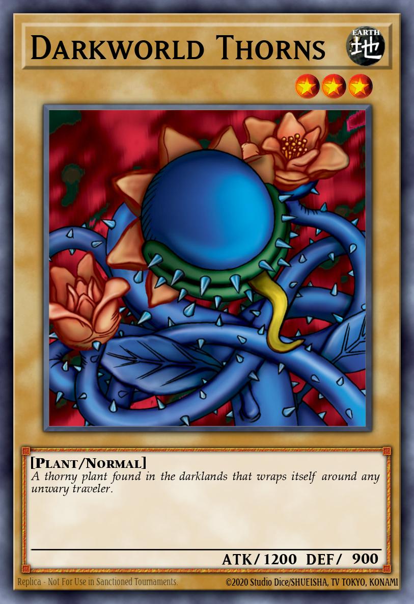 Darkworld Thorns · 収録版との対応は未確認 · カード番号43500484 · 英語 · 絵柄参考
