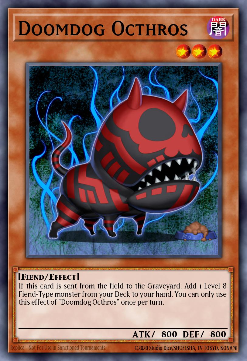 Doomdog Octhros · 収録版との対応は未確認 · カード番号58616392 · 英語 · 絵柄参考