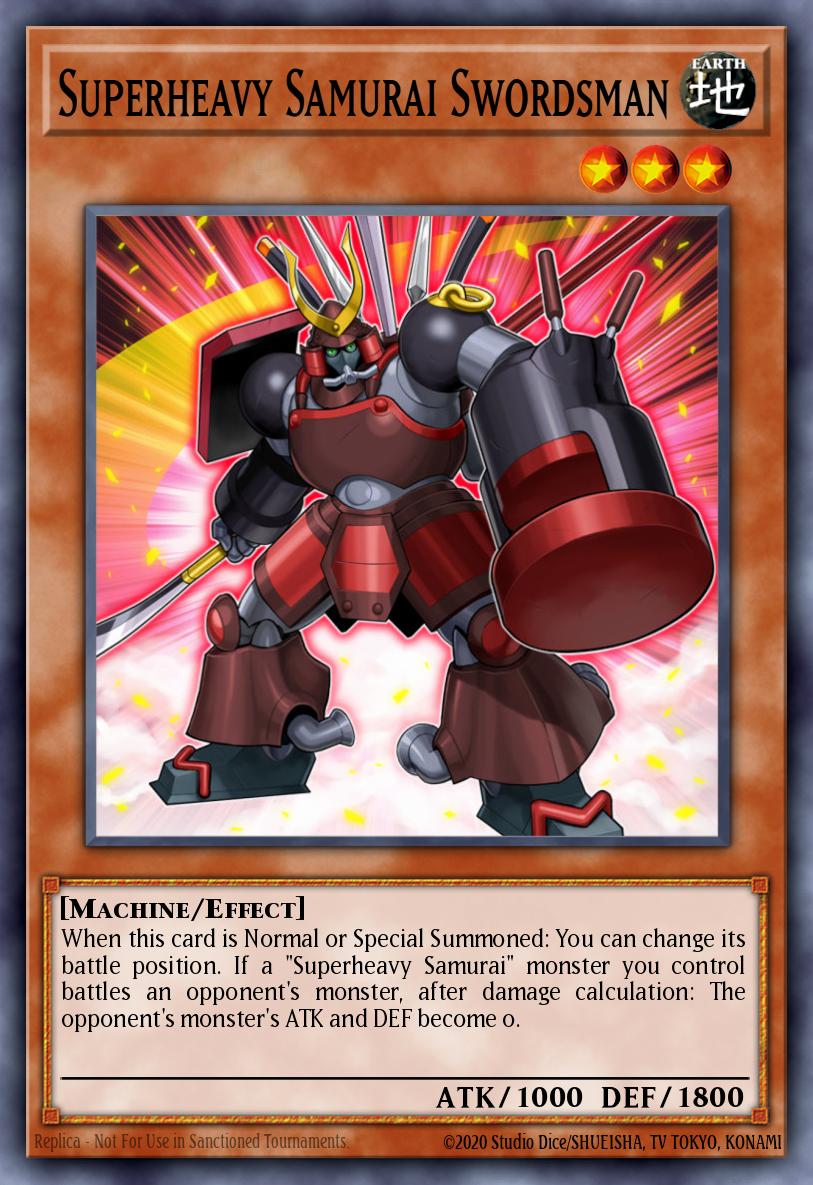 Superheavy Samurai Swordsman · 収録版との対応は未確認 · カード番号77013169 · 英語 · 絵柄参考