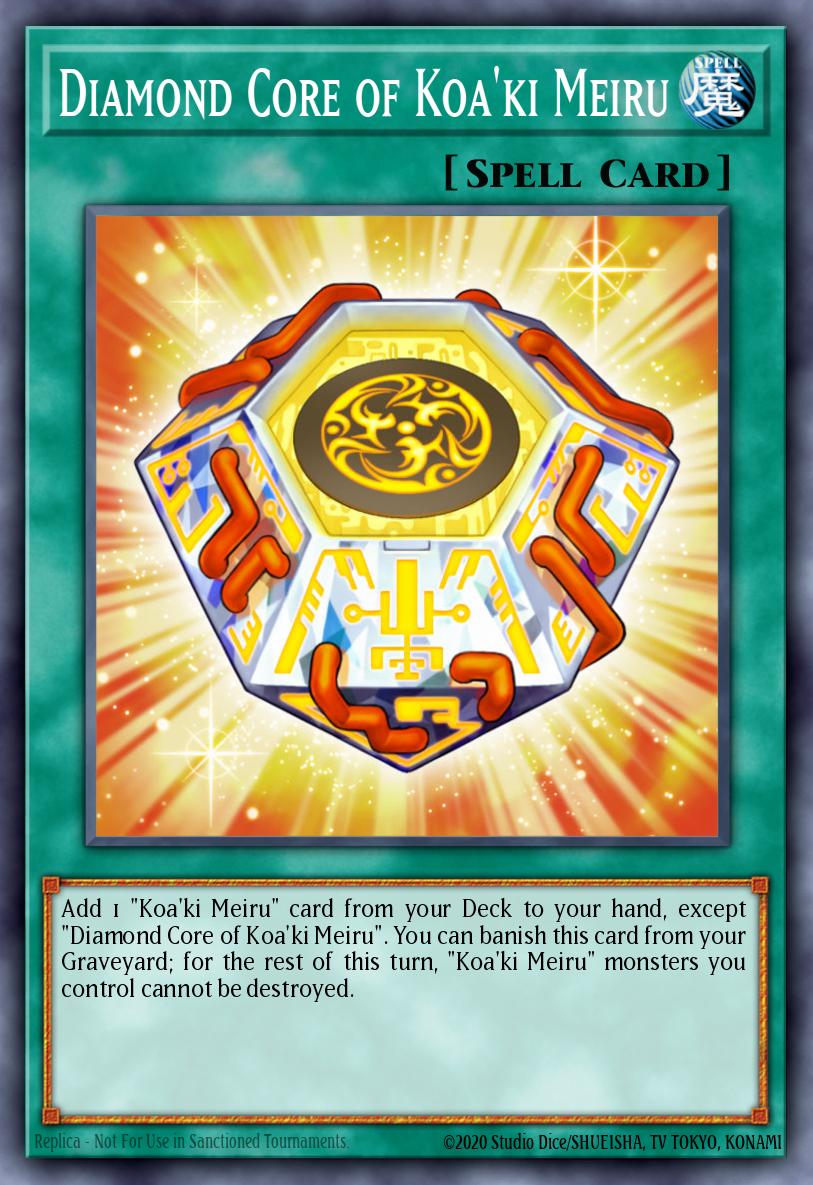 Diamond Core of Koa'ki Meiru · 収録版との対応は未確認 · カード番号81994591 · 英語 · 絵柄参考