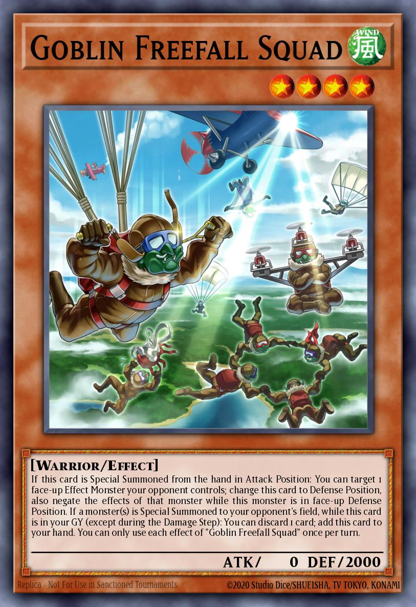 Goblin Freefall Squad · 収録版との対応は未確認 · カード番号85123771 · 英語 · 絵柄参考