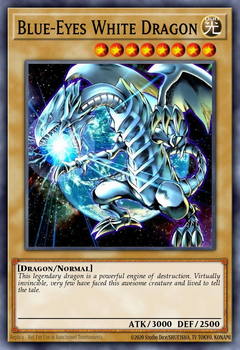 Blue-Eyes White Dragon · 収録版との対応は未確認 · カード番号89631142 · 英語 · 絵柄参考