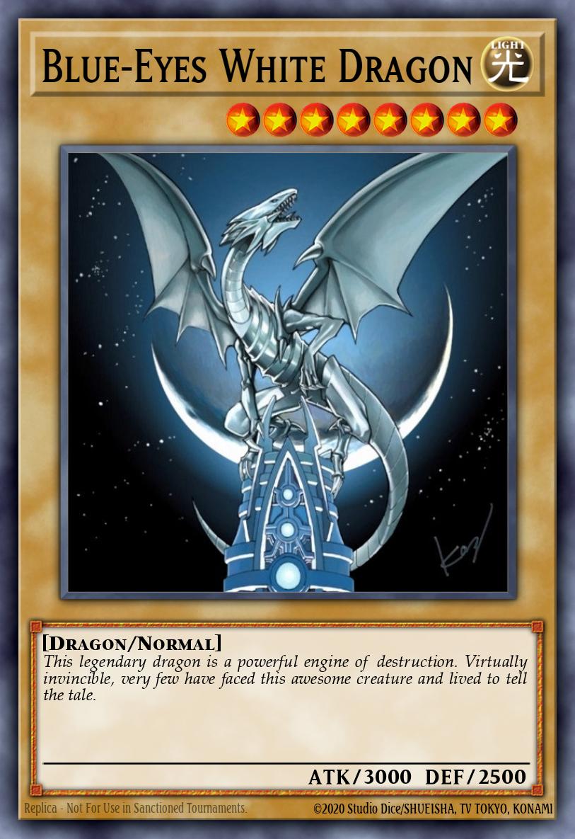 Blue-Eyes White Dragon · 収録版との対応は未確認 · カード番号89631143 · 英語 · 絵柄参考