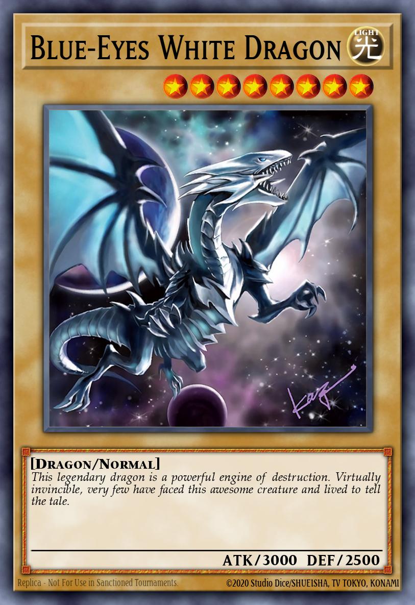 Blue-Eyes White Dragon · 収録版との対応は未確認 · カード番号89631144 · 英語 · 絵柄参考