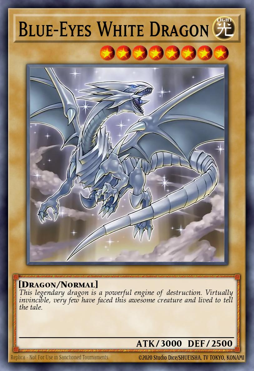 Blue-Eyes White Dragon · 収録版との対応は未確認 · カード番号89631145 · 英語 · 絵柄参考