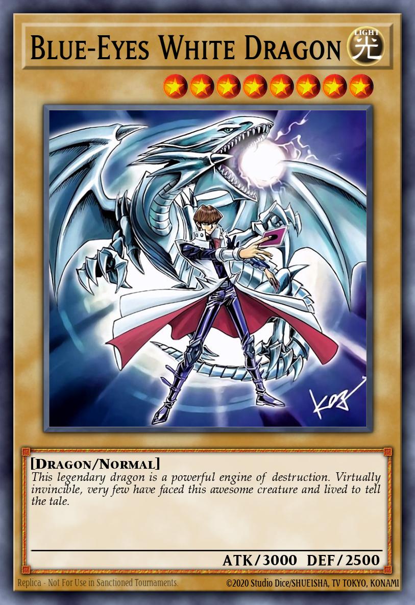 Blue-Eyes White Dragon · 収録版との対応は未確認 · カード番号89631146 · 英語 · 絵柄参考